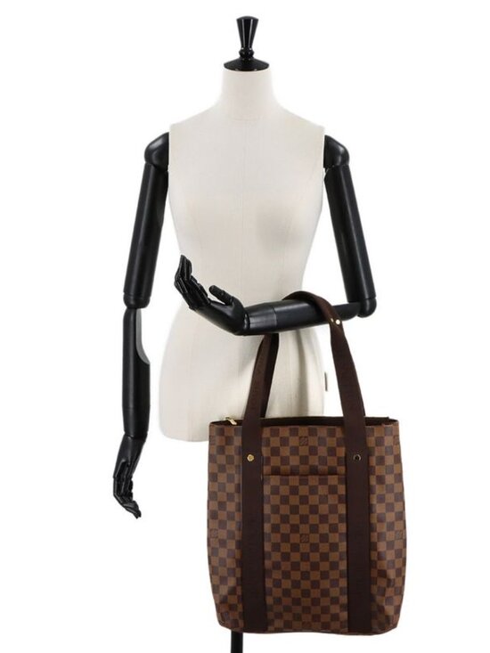 Louis Vuitton Damier Cabas Boble Tote Ebene Gold - Picture 8 of 8